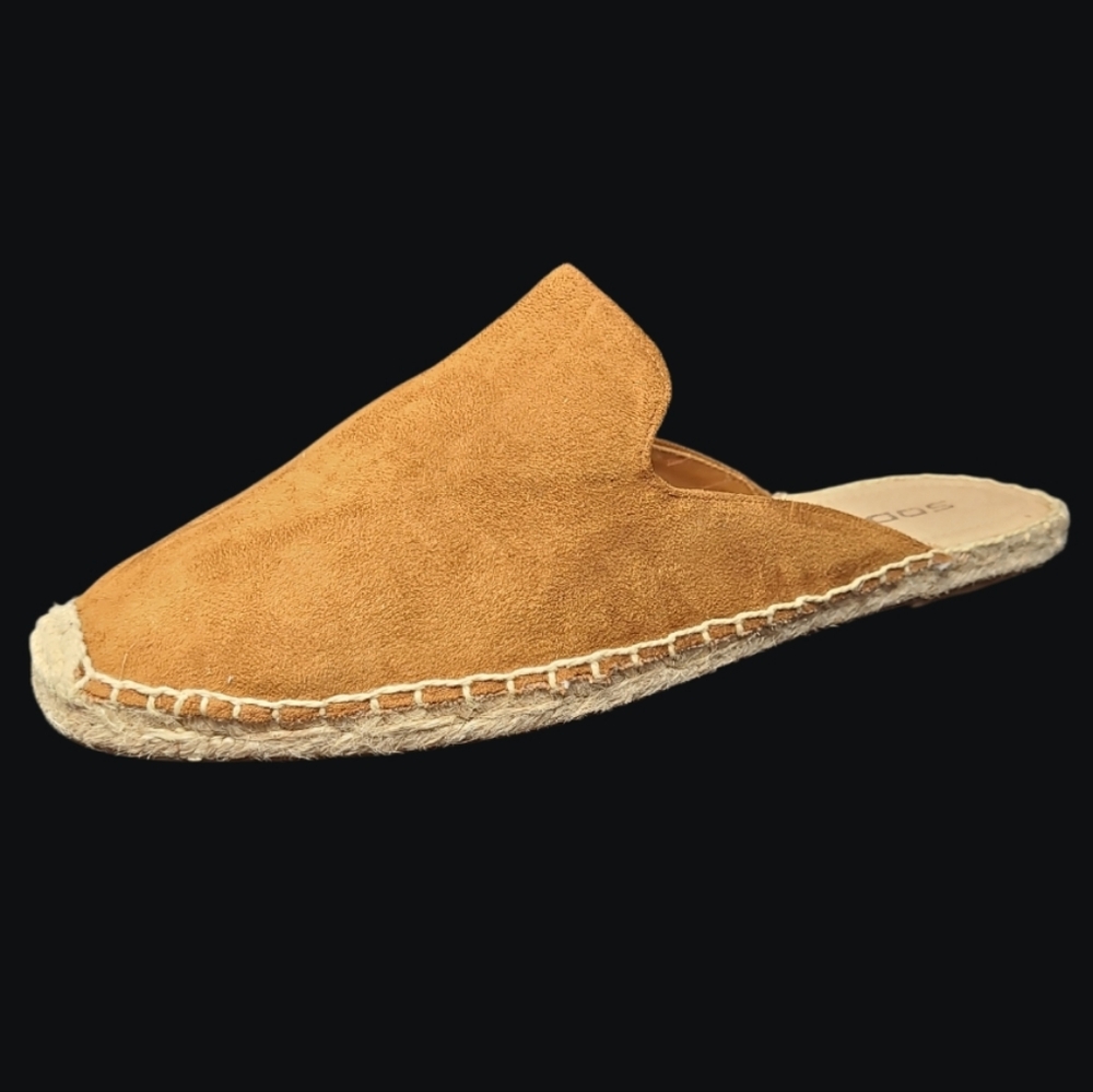 SODA WOMENS CASUAL ROUND TOE OPEN BACK SLIP-ON BROWN ESPADRILLES SIZE-11 - Picture 2 of 10